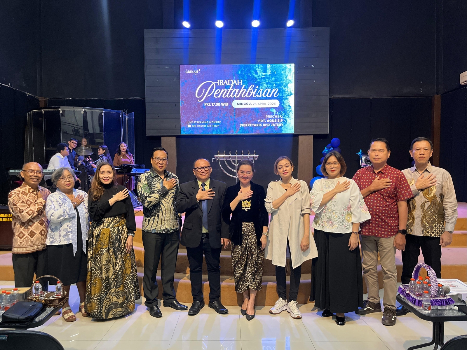 Pentahbisan Gembala GBI Kristus Air Hidup Pepelegi